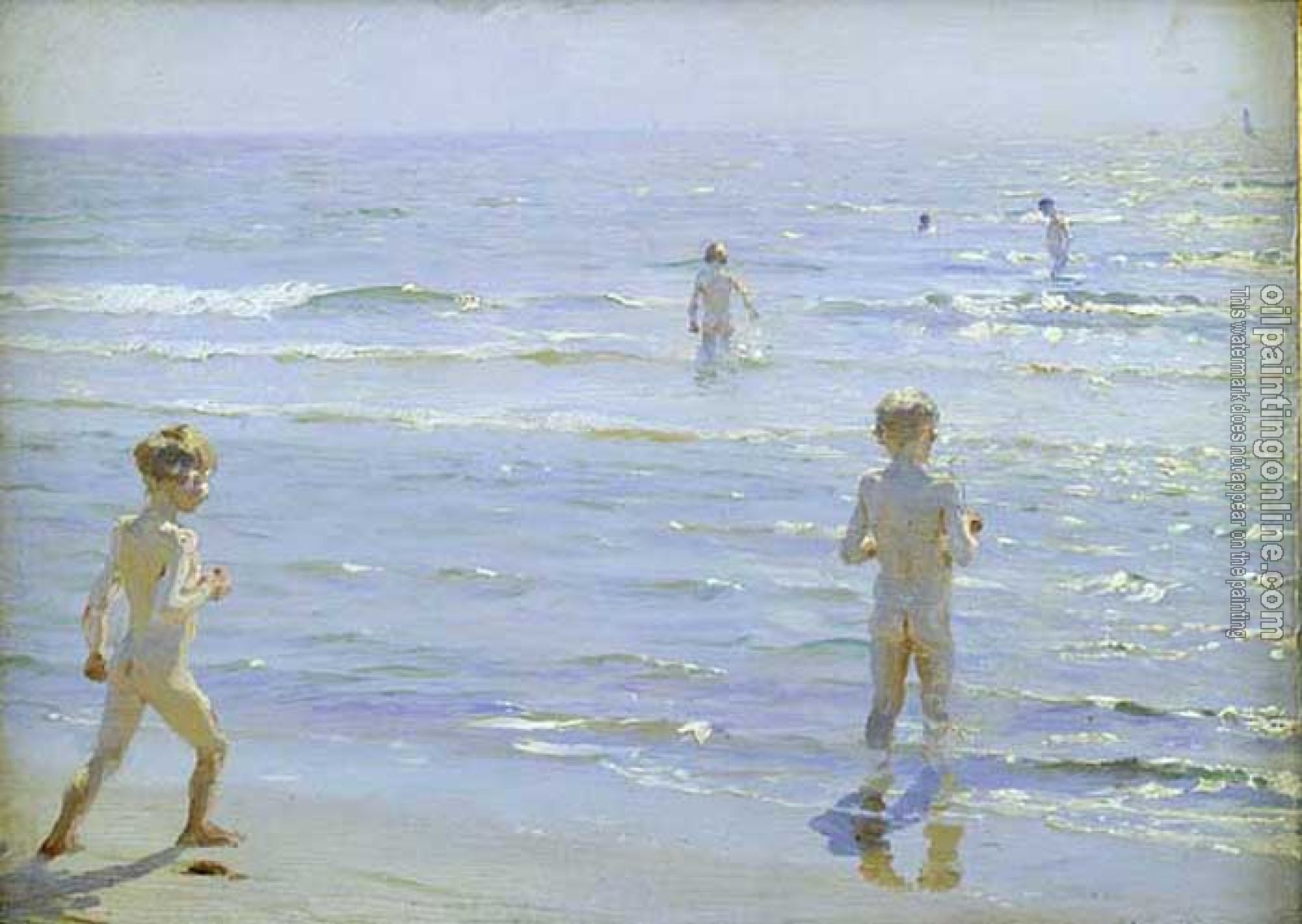 Peder Severin Kroyer - Bano de muchachos